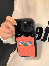 Towel Embroidered Couple Phone Case