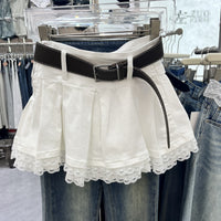 Design Lace Stitching Skirt
