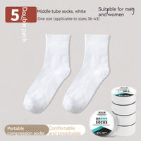 Summer Travel Business Trip Compression Socks Daily Disposable Breathable Sweat Absorbing