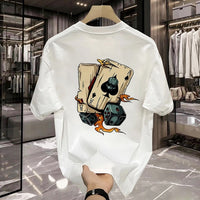 Heavy Cotton Printed Men's Short-sleeved T-shirt