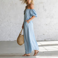 Women's Fashionable And Elegant Mid-Length Loose Dress