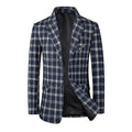 Men's Suit Jacket Single-row Two-button Casual Slim-fitting Suit Top
