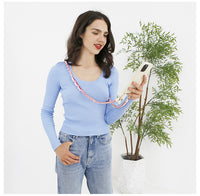 Niche Crossbody Mobile Phone Charm Handmade Weave Vintage Pastoral Style Non-heritage Handmade Mobile Phone Strap
