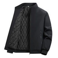 New Middle-aged And Elderly Jacket Men's Coat Cotton Padded Warm Stand Collar Top Clothes Casual Cotton-padded Clothes
