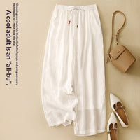 Stylish Trendy New Loose-fitting Minimalist Straight-leg Pants