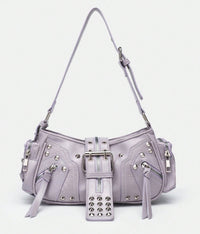 Motorcycle Punk Rivet Retro Womens Crossbody Bag