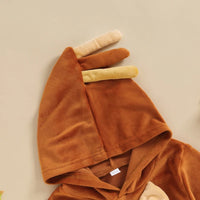 Romper Thanksgiving Chicken Shape Cute Style Men And Women Baby Jumpsuits