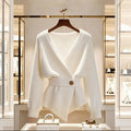 High-end Super Nice This Year's Popular Beautiful Blue Sweater For Women