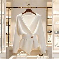 High-end Super Nice This Year's Popular Beautiful Blue Sweater For Women