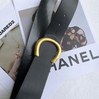 Black Women's Accessories Female Wide Belt