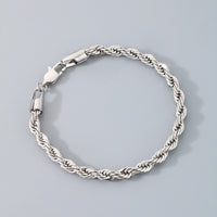 Hip-hop Trendy Braided Chain Couple Bracelet Accessory