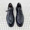 Men's Korean Style Black Leather Shoes  Business Formal Suit