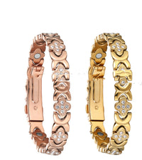 Red Magnetic Energy Open-end Large-head Magnet Red Copper Bracelet