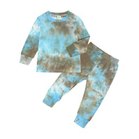 Tie-dye Pit Strip Suit For Boys And Girls