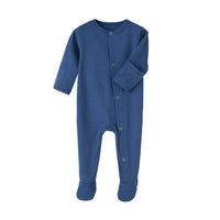 Baby Jumpsuit Rib Long Sleeve Romper