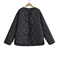 European And American-style Fashionable Cotton Coat For Women With A Heart-shaped Pattern