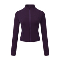 Spring And Summer Thin Double-sided Brushed Slim Fit Stretch Stand Collar Jacket