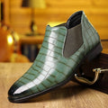 Plus Size Pointed British Style Martin Boots Men's Shoes
