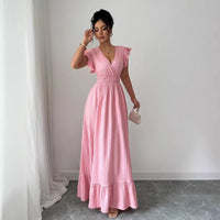 Women's French-style Elegant Waist-cinching Dress