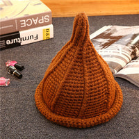 Hat Female Winter Korean Coarse Tide Handmade Warm Knitted Wool Hat