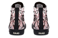 Printed Couple High Top Canvas Shoes