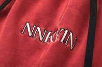 Embroidered Loose Drawstring Shorts