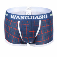 Trendy Physiological Snowflake Fallen Leaves Men's Cotton Boxers