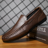 Men's Trendy Korean Wild Summer Casual Leather Shoes