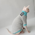 AutumnWinter Trendy Brand Contrast-color High-neck Fleece-lined Hoodie For Warmth
