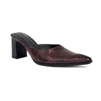 Retro British-style Square-toe High-heeled Outdoor Womens Sandals