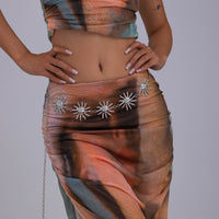 Fashion SUNFLOWER Waist Chain Female Special-interest Design