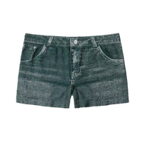 Women's Seamless Printed Denim Boxers