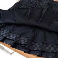 Plaid A-line Skirt For Women Pleated High-waisted And Figure-flattering