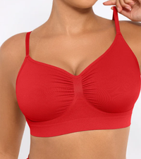 Wireless Supportive Shaping Bra With Adjustable Shoulder Straps
