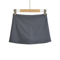 Women's Solid Color American Hot Girl Anti-exposure Low Waist Skirt