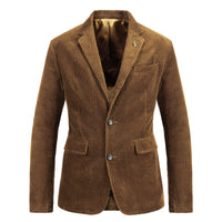 Retro Casual Flat Coat Men's Clothing Solid Color