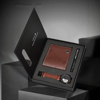 Men's Business Wallet Quartz Watch Set