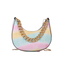 Casual Fashion Contrast Chain Tote Bag
