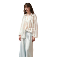 Design-oriented Lapel Shirt Top