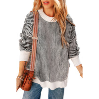 European And American Leisure Loose All-matching Jumper Top
