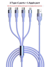 One-for-Four Fast-Charging Data Cable