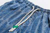 Fashion Brand Jacquard Denim Shorts Men's Clothing