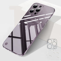 Bare-feeling Invisible Mobile Phone Case With Borderless Transparent Case