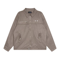 Men's Autumn And Winter Loose Casual Design Pocket Flying Baseball Uniform Fashion Brand