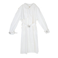 Extended-style Korean-style Casual Loose-fit Preppy Trench Coat