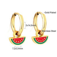 Niche Design Drop Oil Earrings
