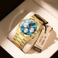 Mens Waterproof Multifunctional Luminous Ultra-thin Watch