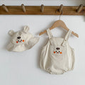 Spring And Summer Korean Cartoon Animal Triangle Rompers Baby Strap Jumpsuit