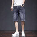 Straight-leg Summer Thin Mens Denim Shorts