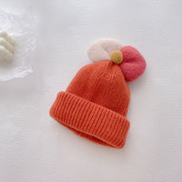 Children Princess Bow Knitted Woolen Hat